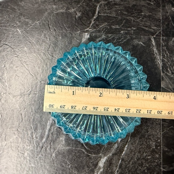 Blue Glass Swan Trinket Dish - Picture 14 of 16